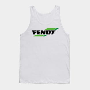 Fendt Tractors Logo green black Tank Top